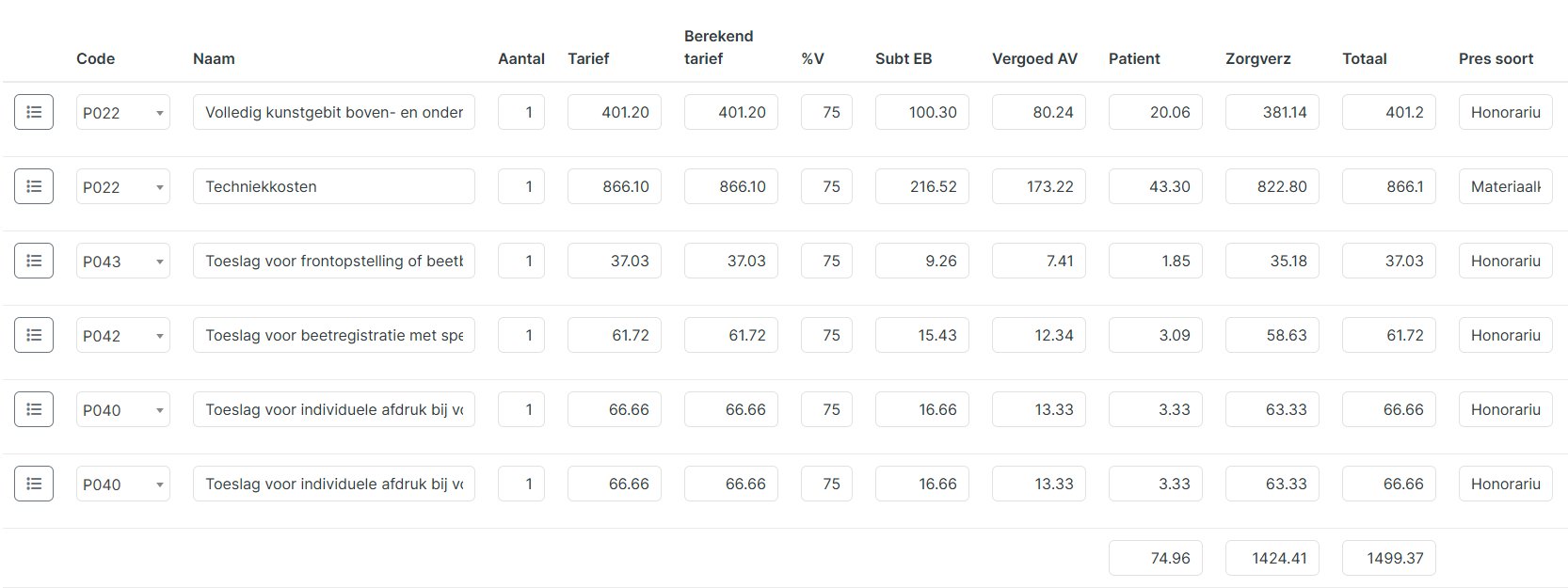 Vergoedingscalculator